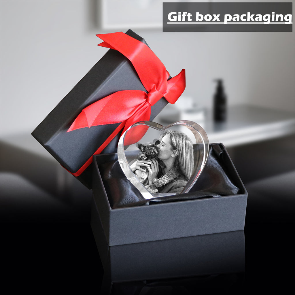 Personalized Pet Memorial Gift for Dogs & Cats - Custom 3D Crystal Photo Keepsake